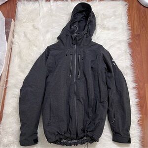 Oros Mens Solar core Parka Ski jacket Size M Gray Thick Heat retention Insulated